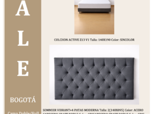 Cama Doble con Colchon